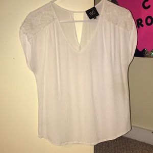 White lace blouse